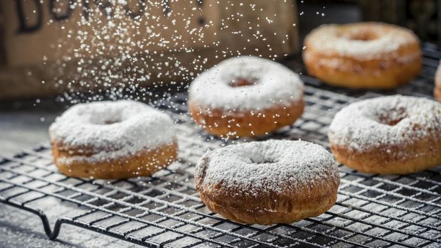 Ilustrasi donat kampung