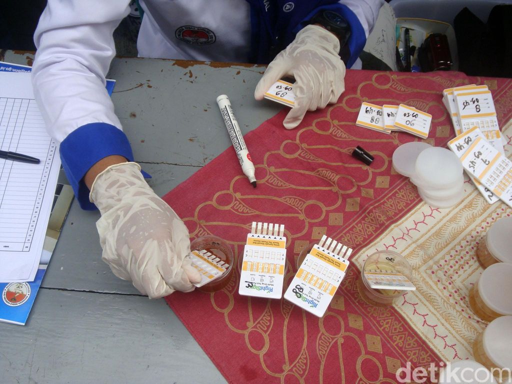 BNNP Sulteng Sidak di Terminal Mamboro, 1 Sopir Bus Kabur Saat Tes Urine BNNP Sulteng Sidak di Terminal Mamboro, 1 Sopir Bus Kabur Saat Tes Urine