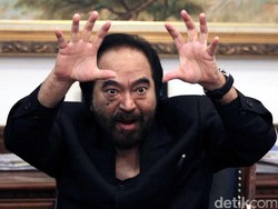 Aher Muncul di Kantor NasDem, Surya Paloh: Silaturahmi Lebaran Doang