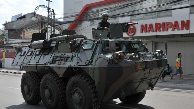 Kendaraan Taktis yang Lindungi Jokowi Selama Pelantikan