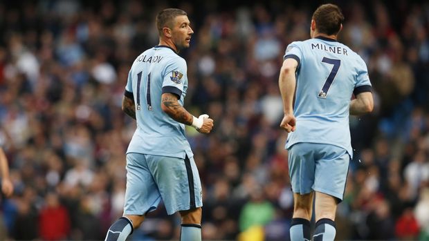 James Milner saat masih berseragam Manchester City