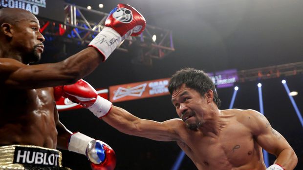 Floyd Mayweather masih sering menanggapi tantangan yang datang padanya.