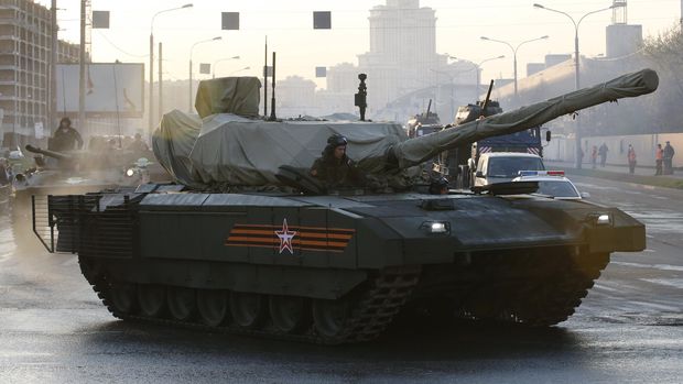 Sebanyak 100 Tank Armata diperkirakan akan memperkuat pasukan Rusia pada 2020.