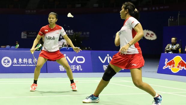 Greysia Polii/Nitya Krishinda Maheswari Greysia Polii/Nitya Krishinda Maheswari saat tampil di Piala Sudirman