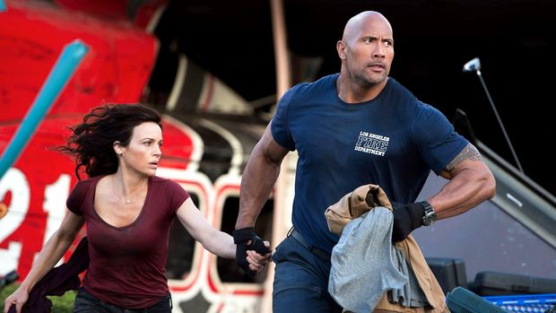 Film San Andreas Film San Andreas yang diperankan oleh Dwayne Johnson.