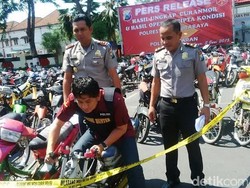Polisi Amankan 305 Motor Selama 2 Bulan Operasi Cipta Kondisi