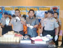 Polisi Ungkap Illegal Fishing, 3,2 Kg TNT Diamankan