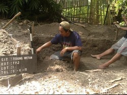 Diduga Ditemukan Bangunan Peninggalan Majapahit di Sidoarjo