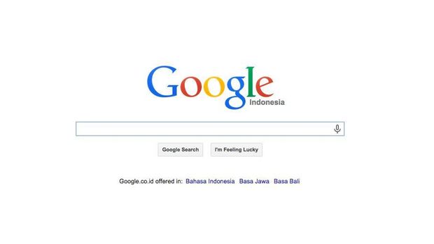Laman pencarian berbasis suara Bahasa Indonesia di Google.co.id (Dok. Google)