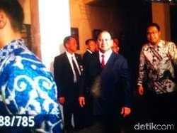 Tokoh KMP Semua Janjian Datang Bersamaan ke Resepsi Anak Jokowi