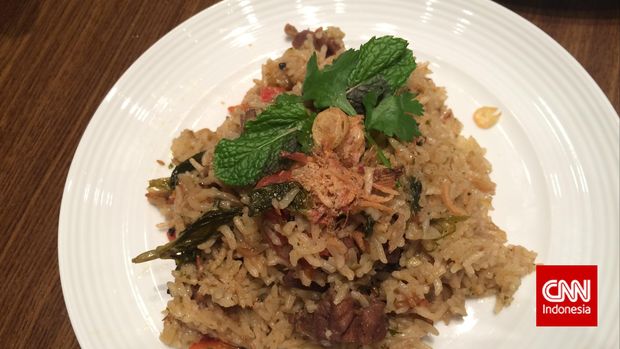 Nasi briyani khas India buatan koki Yuda Bustara