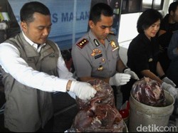 Penjual Daging Celeng yang Diamankan Diduga PNS Kota Malang