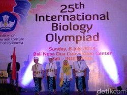 Pecahnya Rekor Emas Olimpiade Biologi di Tangan Kelvin Cs
