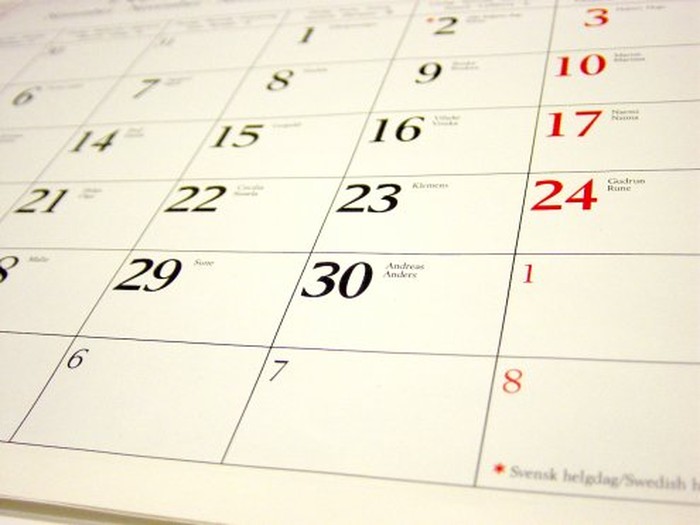Ilustrasi kalender (Foto: Thinkstock)