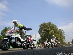 Mengintip Srikandi Satlantas Polres Banyumas Latihan Mengendarai Moge dan Motor Trail