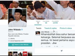 Cuitan Pertama Presiden Jokowi di Hari Ulang Tahunnya