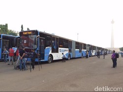 TransJ Luncurkan 20 Bus Gandeng Scania Buatan Swedia