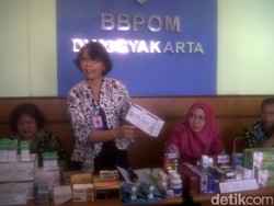 Ribuan Obat Seks dan Tradisional Tanpa Izin Disita BBPOM Yogyakarta