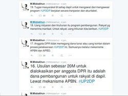 Tim DPR Soal Dana Aspirasi: Untuk Rakyat, Uang Triliunan Kita Berikan
