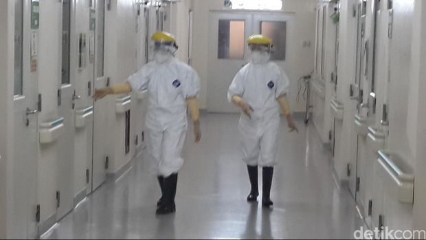 Ruang isolasi RSPI Sulianti Saroso