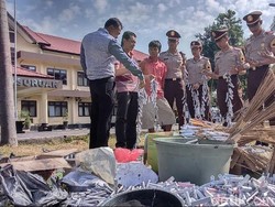 Polisi Pasuruan Kembali Gerebek Tempat Pembuatan Petasan
