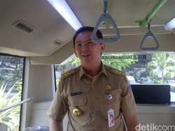 Ahok Berwacana Bangun Rel Kereta untuk LRT Hingga 3 Tingkat