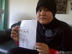 Begini Bentuk Tuyul sebagaimana Dilukis Pipit di Kertas