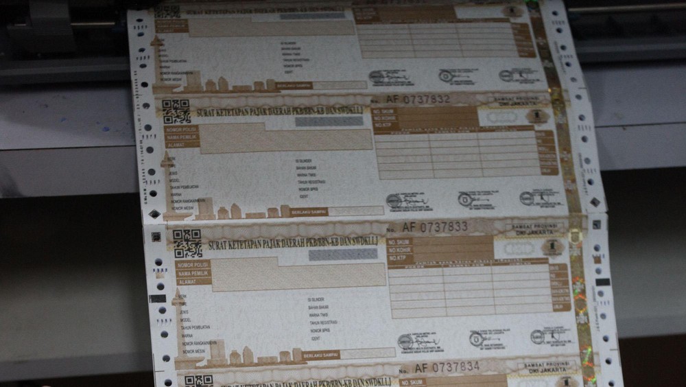 Bye Bye Cash Pajak Kendaraan