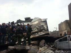 TNI AU Pastikan Korban Sipil Hercules Jatuh Tetap Ditanggung Asuransi