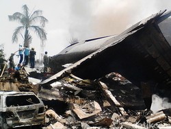 Data Lengkap Penerbangan Hercules yang Jatuh di Medan