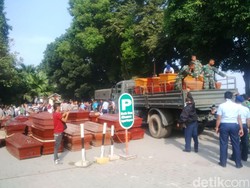 33 Peti Jenazah Tambahan Tiba di RSUP Adam Malik