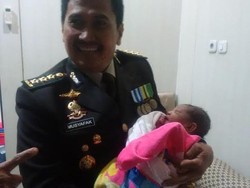 Ayah Bayi Syahrini Bhayangkari: Terima Kasih Pak Polisi