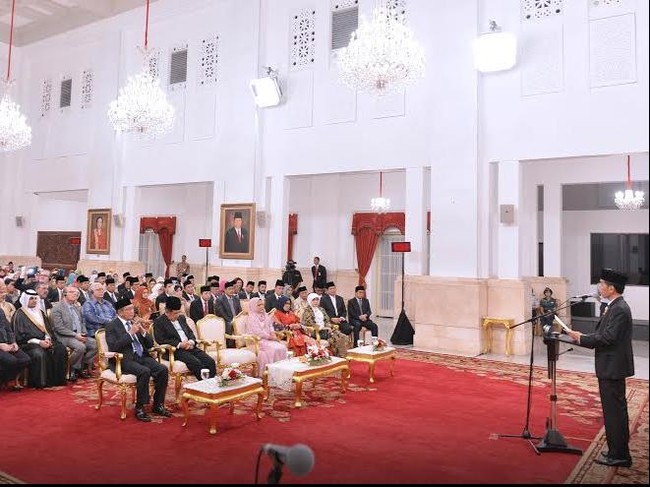 Image result for Jokowi dalam Peringatan Nuzulul Quran