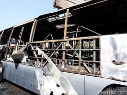 Ikut Terbakar, Halte TransJ Salemba UI Tidak Dioperasikan Dulu