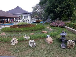 Taman di Halaman Pemkab Purwakarta ini Jadi Favorit Warga Ngabuburit