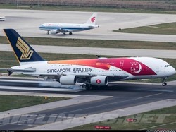 Ini Penampakan Pesawat Singapore Airlines yang Diancam Bom oleh Ilham