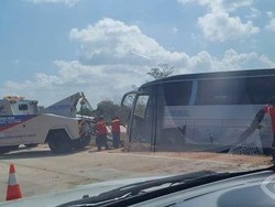 Sopir Ngantuk, Bus Kecelakaan di KM 103 Tol Cipali