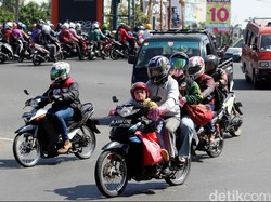 Ingat, Mudik Pakai Motor, Jangan Bawa Anak Kecil