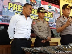Belasan Motor Bodong dan Nopol Diamankan dari Rumah Penadah