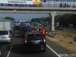 Begini Kondisi Kemacetan Akibat Kecelakaan Rukun Sayur di Tol Palikanci