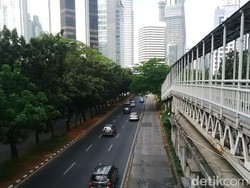 Begini Lengangnya Jalanan Jakarta di H-2 Lebaran