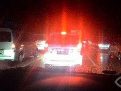 Puncak Arus Mudik, Gerbang Tol Cikopo Macet 5 KM