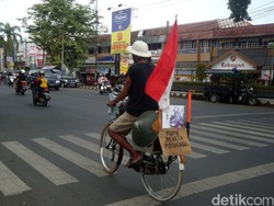 Kisah Kasan Miarja Mudik Tiga Hari Dua Malam dengan Sepeda Ontel