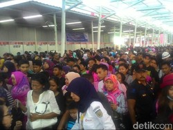 H+2 Lebaran, Penumpang di Stasiun Bogor Membludak