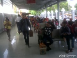 Arus Balik di Stasiun Lempuyangan Yogya, 8 Ribu Perantau Diberangkatkan