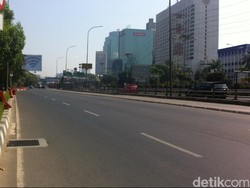 Saatnya Menikmati Jakarta, Sudirman dan Gatsu Masih Lengang