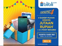 Ulang Tahun Ke-4, Blibli.com Gelar Promo Funtastic 4!