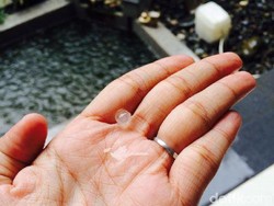 Hujan Es Terjadi di Medan Selama 30 Menit