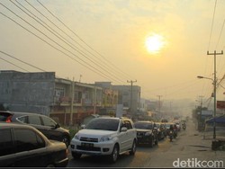 Gawat! Akibat Asap, Udara di Pekanbaru di Level Tidak Sehat