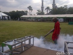Cegah Peserta Sakit karena Nyamuk, Arena Muktamar Di-fogging